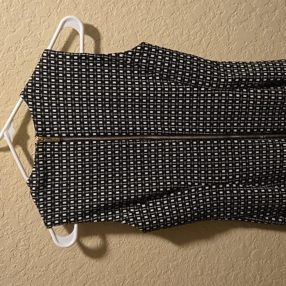 Calvin Klein Dress Black and White Print Dress Size 2 - Picture 5 of 8